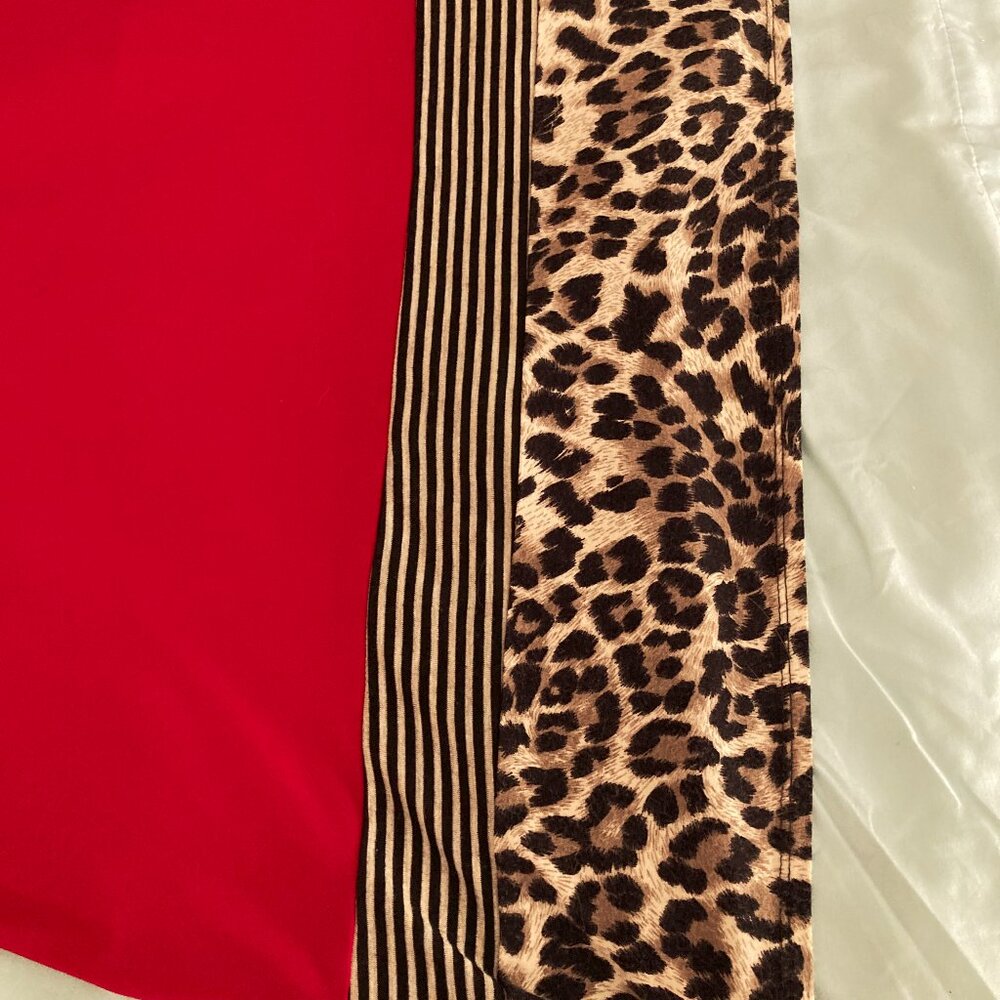 Coco Bianco Animal Print And Red Tunic - image 2